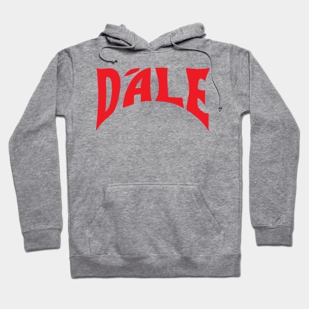 DALE - FOOTBALL TEE Hoodie by Illustratorator